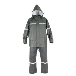 Traje PU/PVC Bicolor c/ Reflectante